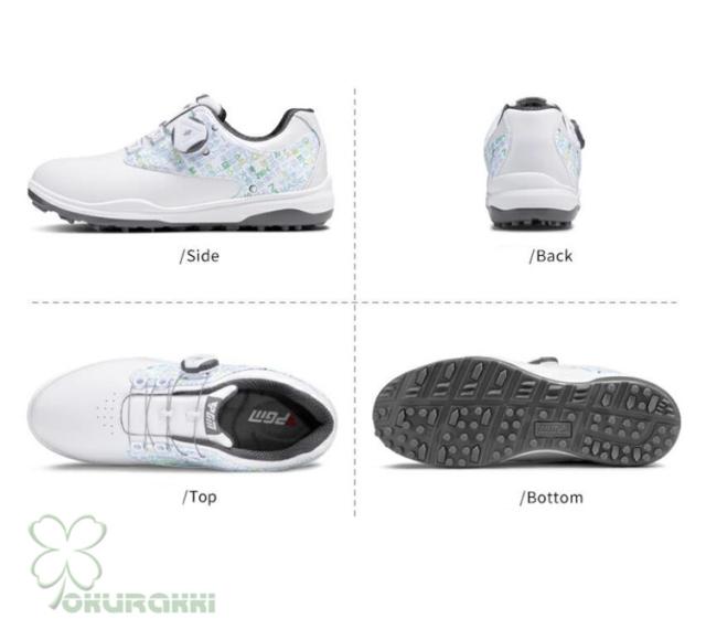 ゴルフ ゴルフシューズ ダイヤル式 ソフトスパイク レディース