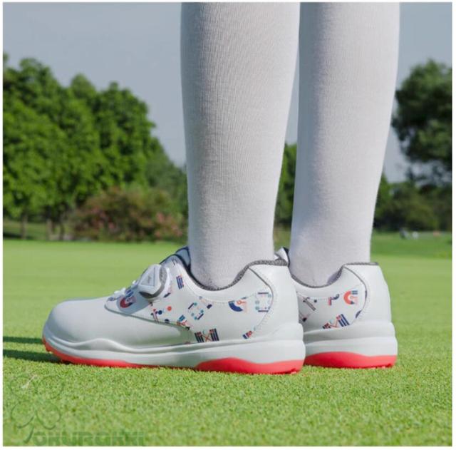 ゴルフ ゴルフシューズ ダイヤル式 ソフトスパイク レディース スパイクシューズ 防水 人工皮革 ゴルフ ゴルフシューズ ダイヤル式 ソフトスパイク レディース