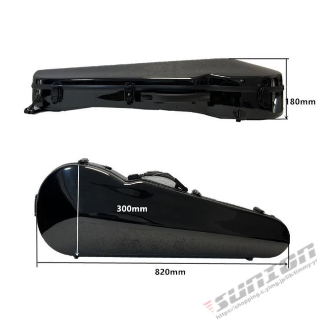 VIOLA CASE ビオラケース 楽器 弦楽器 グラスファイバー製 軽量 堅牢 ケース クッション付き 3WAY リュック ショルダー 手提げ ビオラ用アクセサリー_11