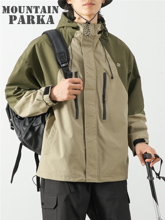 マウンテンパーカー 登山服 パーカー マウンテンジャケット アウター マンパ マウンパー アウトドア ジャケット 春 夏 秋 防風 スポーツ