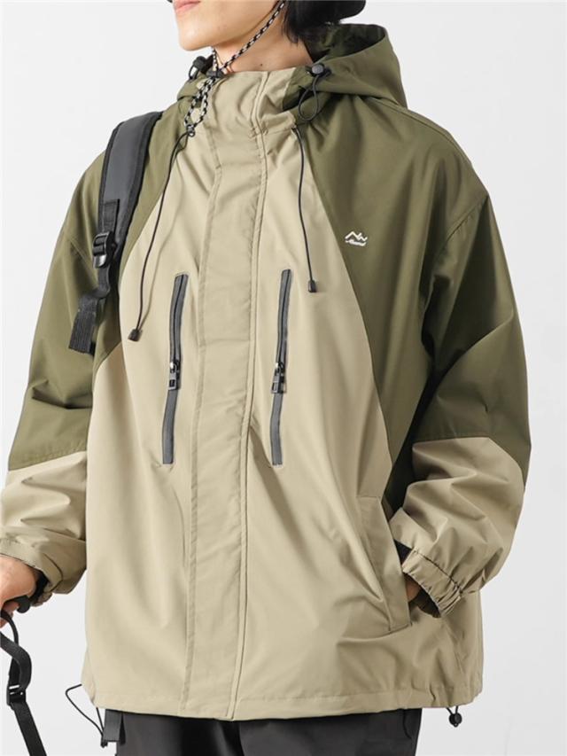 マウンテンパーカー 登山服 パーカー マウンテンジャケット アウター マンパ マウンパー アウトドア ジャケット 春 夏 秋 防風 スポーツ