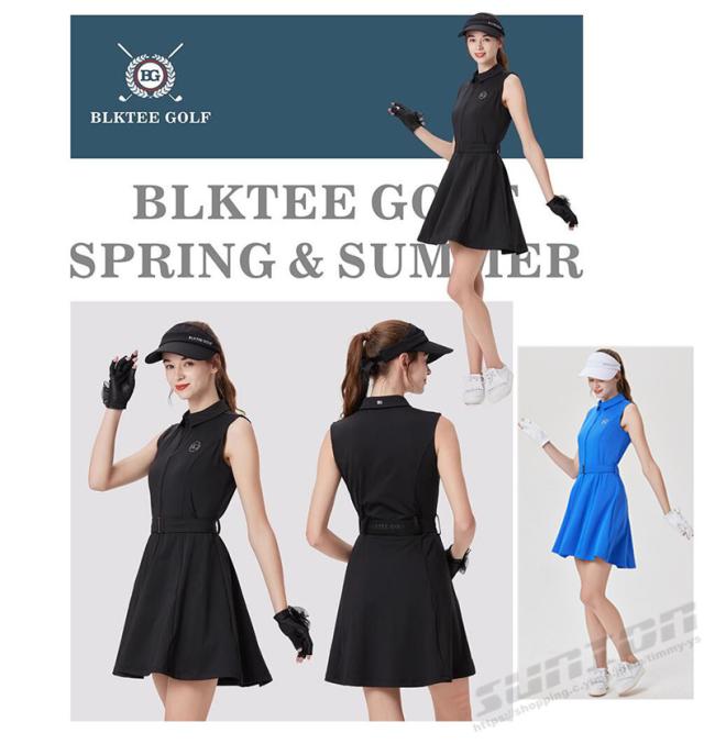 ゴルフウェア レディース ゴルフ ドレス ワンピース  丈長め ゴルフ スカート かわいい おしゃれ 新作