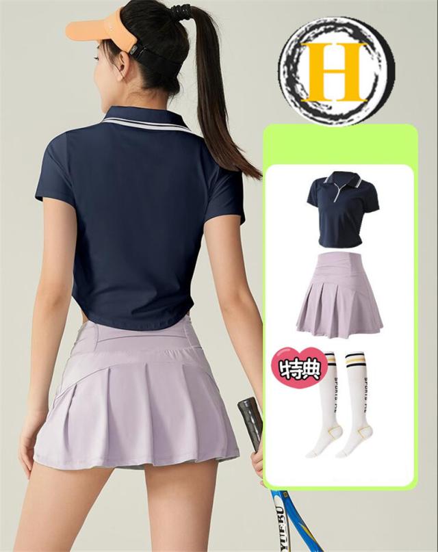テニスウェア シャツ レディース 女子 ゲームシャツ フィット