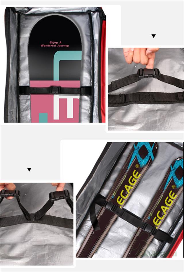 スノーボードケース キャスター 付き オールインワン 大容量収納 4WAY