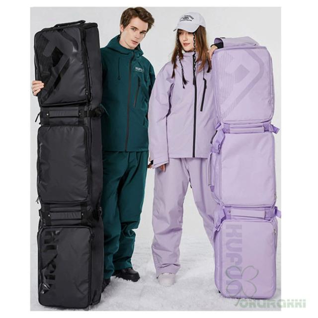 スノーボードケース キャスター 付き オールインワン 大容量収納 4WAY