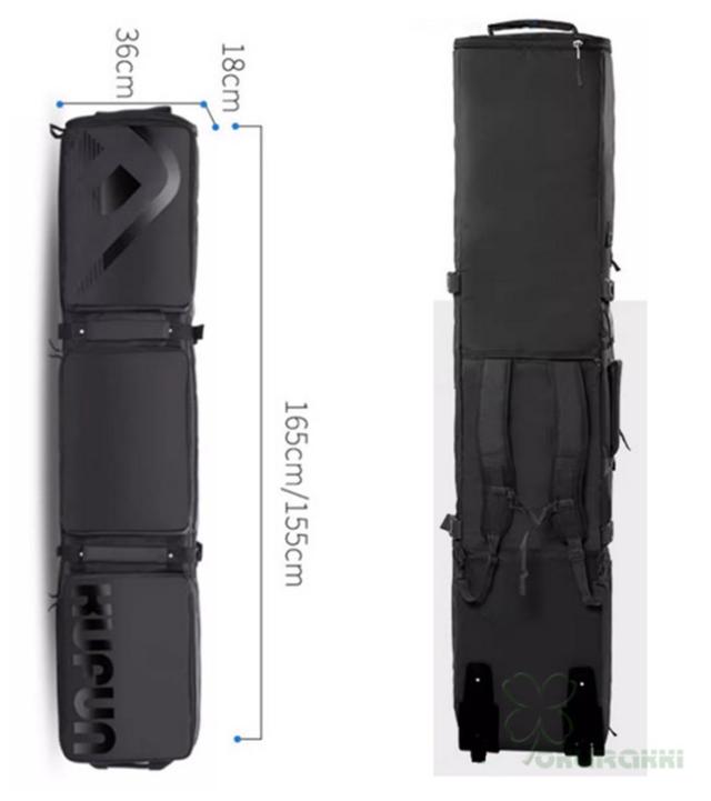 スノーボードケース キャスター 付き オールインワン 大容量収納 4WAY