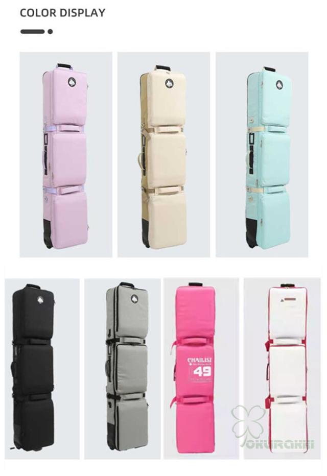 スノーボードケース キャスター 付き オールインワン 大容量収納 4WAY