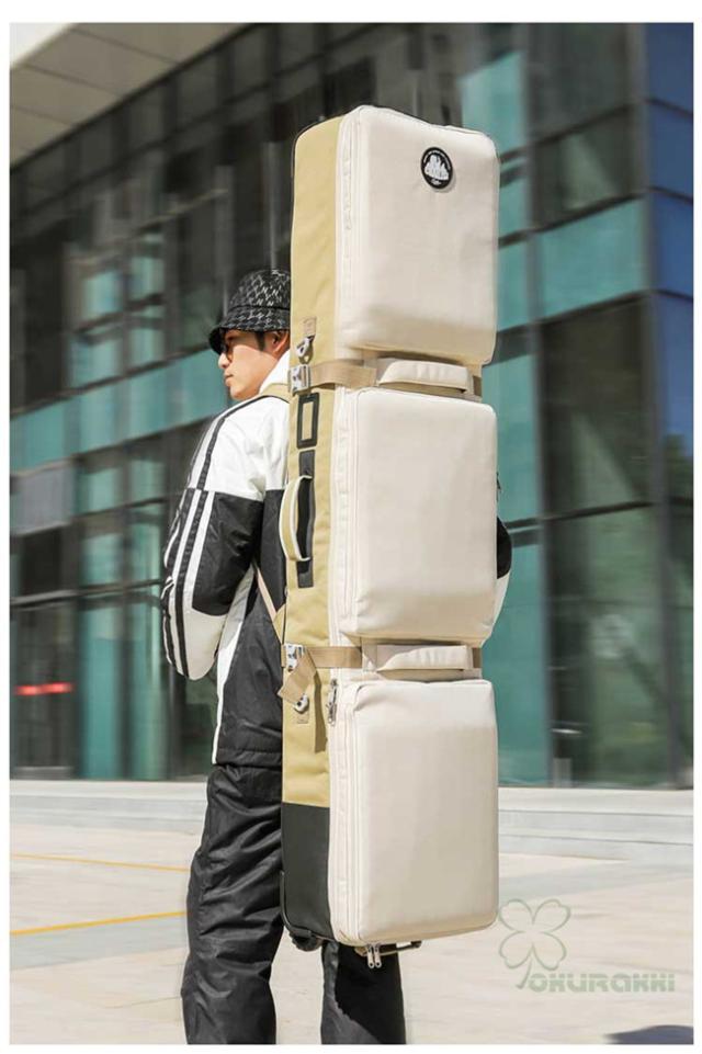 スノーボードケース キャスター 付き オールインワン 大容量収納 4WAY