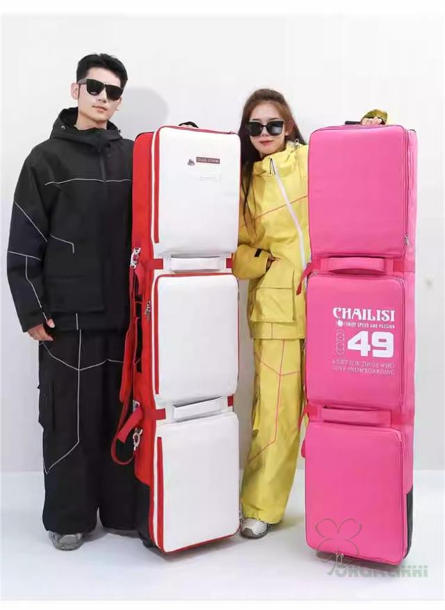 スノーボードケース キャスター 付き オールインワン 大容量収納 4WAY