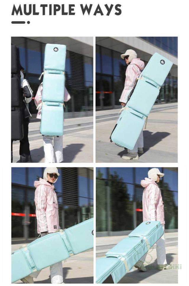 スノーボードケース キャスター 付き オールインワン 大容量収納 4WAY