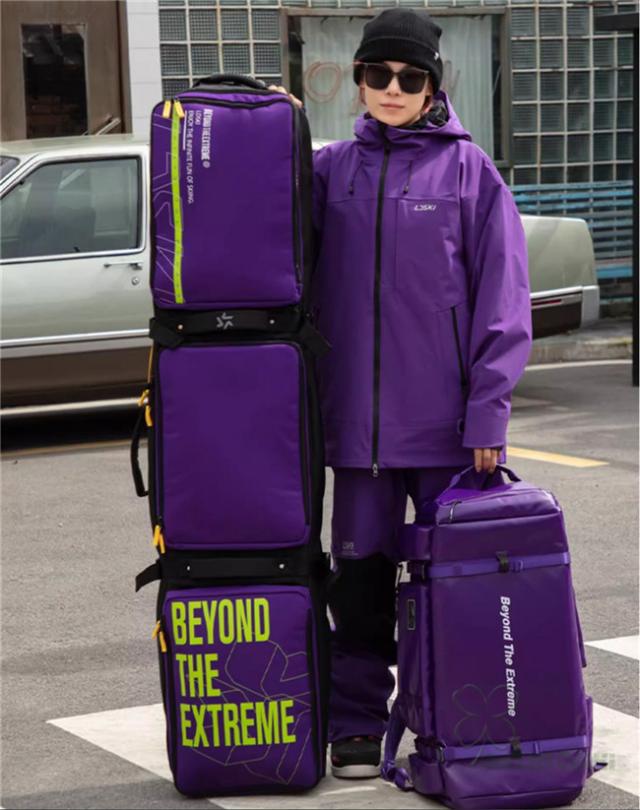 スノーボードケース キャスター 付き オールインワン 大容量収納 4WAY