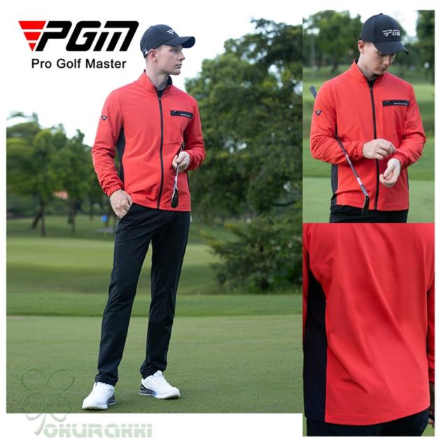 ゴルフ ゴルフウェア メンズ アウター ゴルフアウター コート ジャケット 長袖 春秋冬 防風 スポーツウェア 男性用