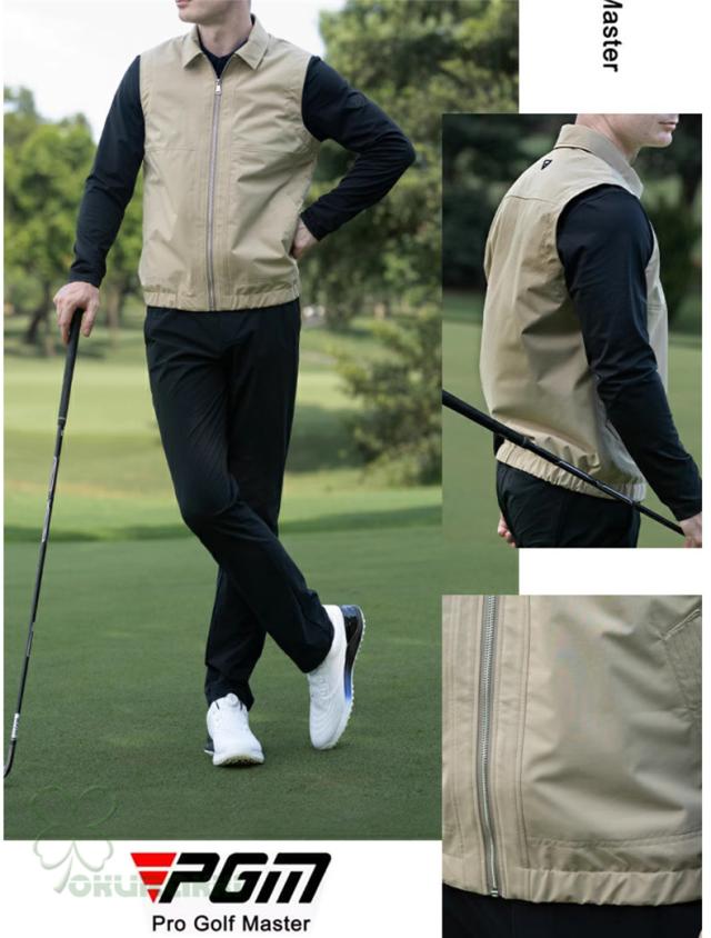 ゴルフベスト メンズ ジャケット ゴルフウェア 防風 保温 秋冬