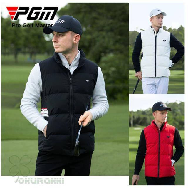 ゴルフベスト メンズ ジャケット ゴルフウェア 防風 保温 秋冬 スポーツウェア 男性用 紳士 カジュアルの通販は