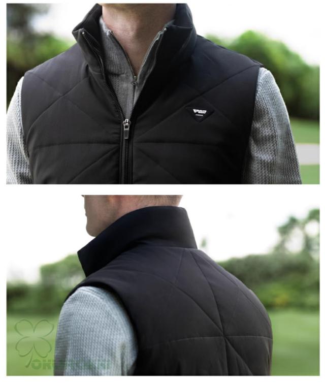 ゴルフベスト メンズ ジャケット ゴルフウェア 防風 保温 秋冬