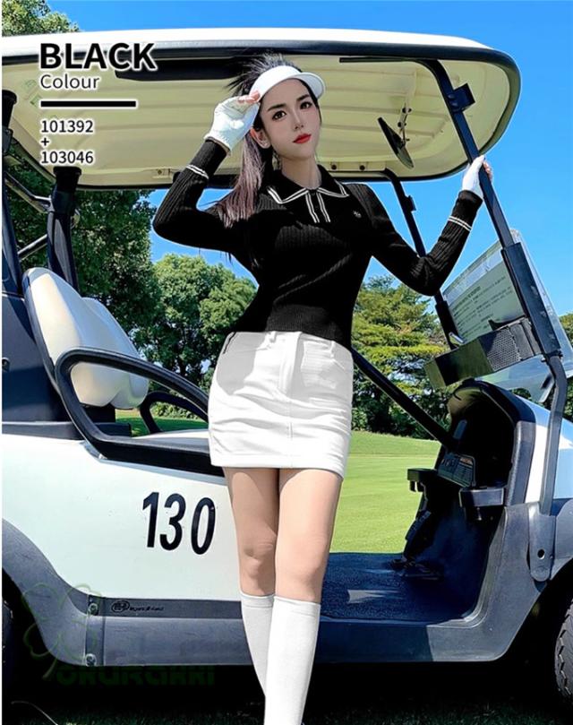 ゴルフ GOLF ウールセーター 秋 冬 レディース コート ゴルフウェア