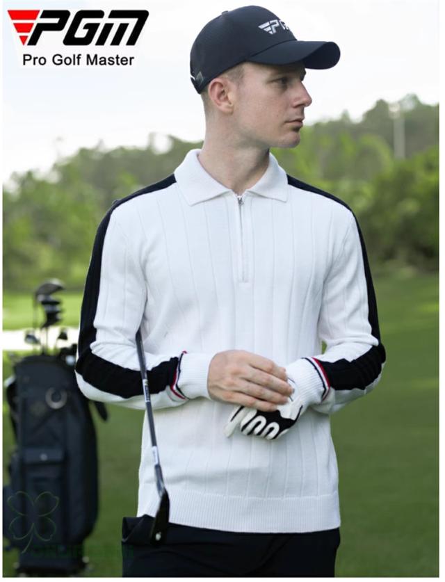 ゴルフ GOLF ウールセーター 秋 冬 メンズ コート ゴルフウェア ニットセーター 防寒 暖かい プレゼント ギフト_6