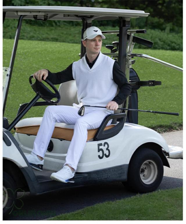 ゴルフ GOLF ウールセーター 秋 冬 メンズ コート ゴルフベスト ニットセーター 防寒 暖かい プレゼント ギフト_5