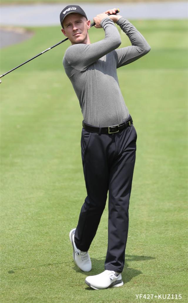ゴルフウェア メンズ ロングパンツ ゴルフ 防風 保温 ストレッチ おしゃれ 秋冬 スポーツ 新作モデルの通販は