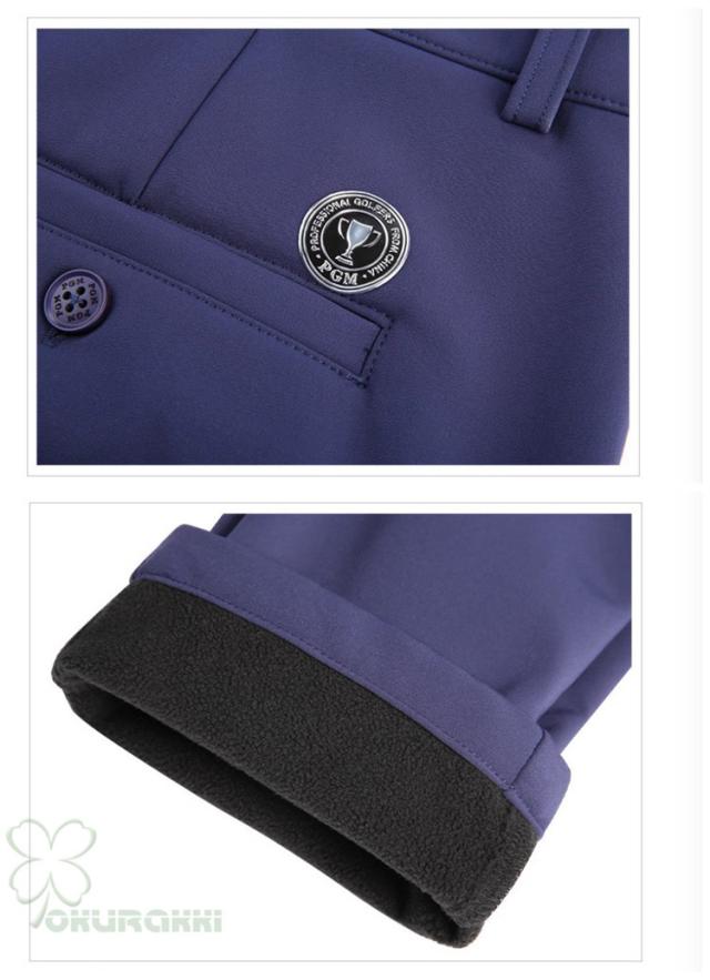 ゴルフウェア メンズ ロングパンツ ゴルフ 防風 保温 ストレッチ おしゃれ 秋冬 スポーツ 新作モデルの通販は