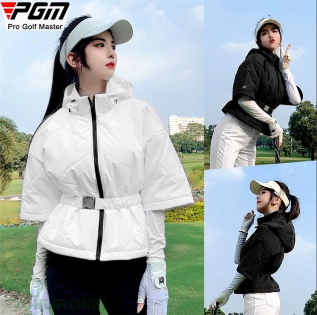 ゴルフ 中綿 ゴルフウェア レディース アウター ゴルフアウター コート ジャケット 長袖 春秋冬 防風 保温 女性用の通販は