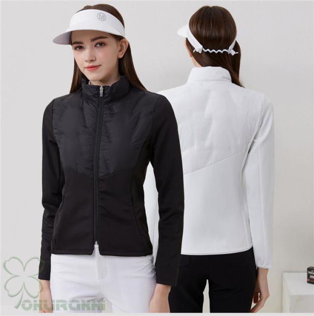 ゴルフ ダウンゴルフウェア レディース アウター ゴルフアウター コート ジャケット 防寒 春秋冬 防風 保温 女性用
