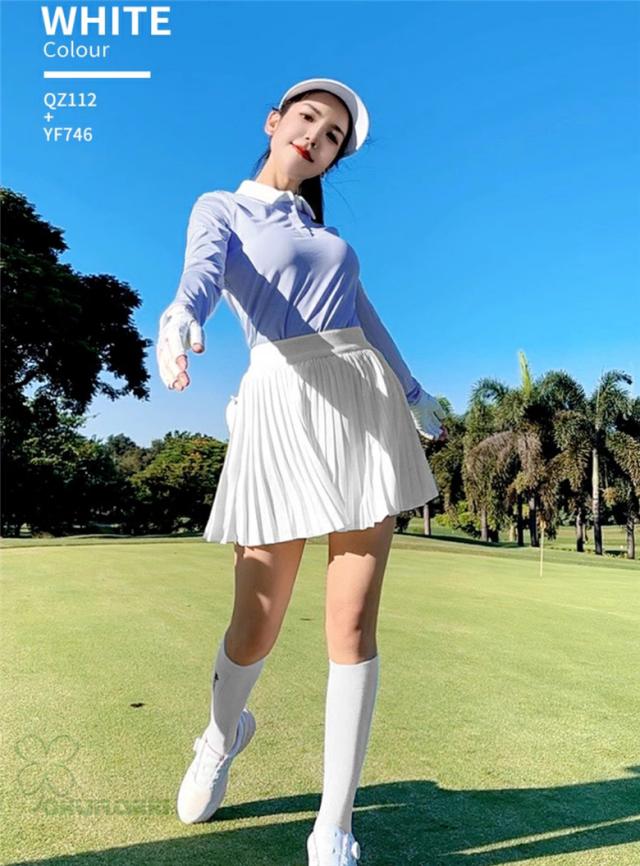 ゴルフウェア レディース ゴルフ スカート インナーパンツ付スカート