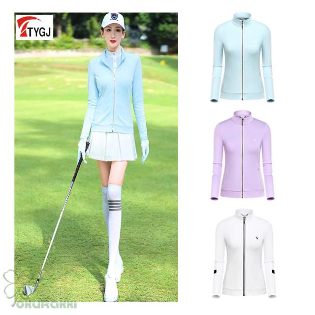 ゴルフ 長袖シャツ ゴルフウェア シャツ レディース ジャケット 春夏 新作モデル