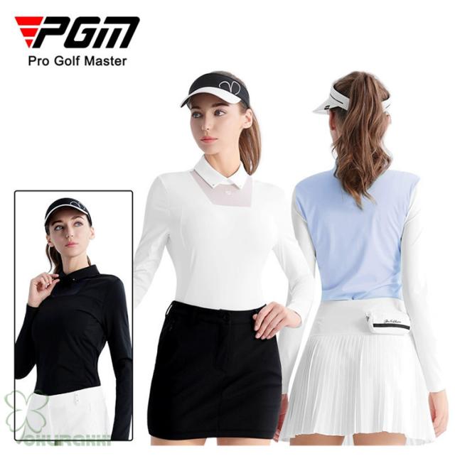 ゴルフ 長袖ポロシャツ ゴルフウェア シャツ レディース ポロシャツ 春夏 新作モデル