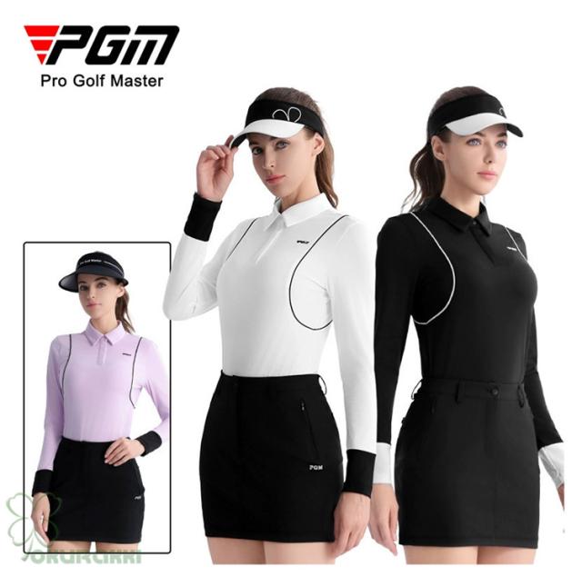 ゴルフ 長袖ポロシャツ ゴルフウェア シャツ レディース ポロシャツ 春夏 新作モデル