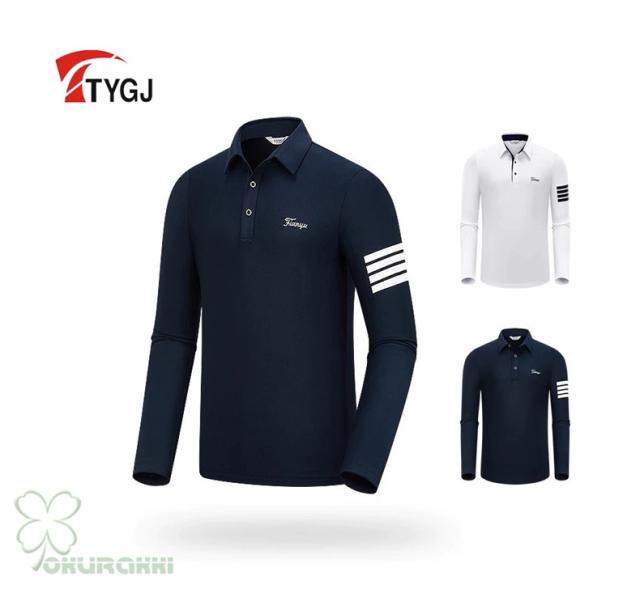 ゴルフ 長袖ポロシャツ ゴルフウェア シャツ メンズ ポロシャツ 春夏 新作モデル