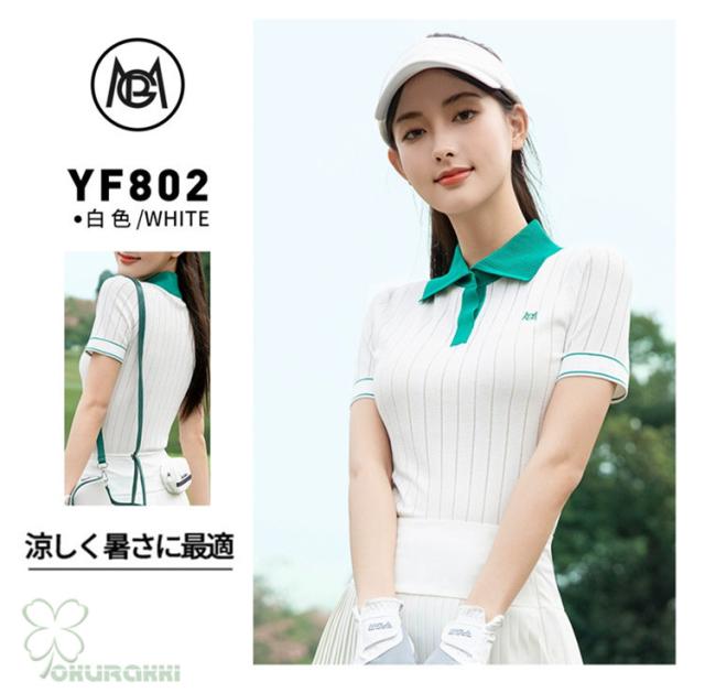 ゴルフ 半袖ポロシャツ ゴルフウェア 涼感 通気速幹 ストレッチ シャツ