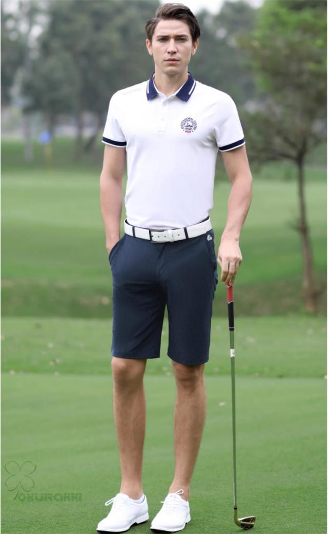 ゴルフウェア メンズ ショートパンツ ゴルフ 膝上 吸汗速乾 ストレッチ 短パン 快適 春夏 夏用 スポーツ_13