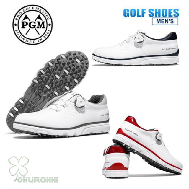 ゴルフ ゴルフシューズ 夏用 メッシュ通気 ダイヤル式 ソフトスパイク メンズ スパイクシューズ スニーカー 靴 紳士 防水 人工皮革