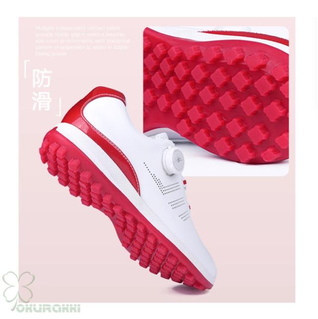 ゴルフ ゴルフシューズ 夏用 快適 通気 ダイヤル式 ソフトスパイク