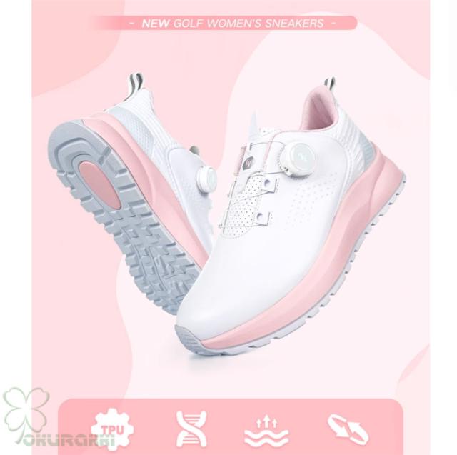 ゴルフ ゴルフシューズ 夏用 快適 通気 ダイヤル式 ソフトスパイク
