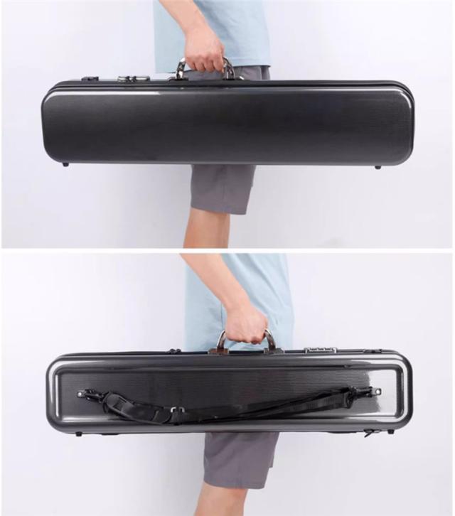 二胡 ケース ハードケース ABS樹脂 防水 防震 抗圧 約90cm 湿度計