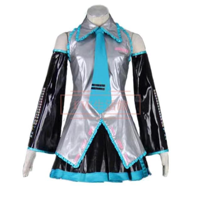 子供用大人用 VOCALOID ボーカロイドシリーズ 風 初音ミク コスプレ衣装ウィッグcos靴 変装 仮装 コスチューム 撮影 祭り_1
