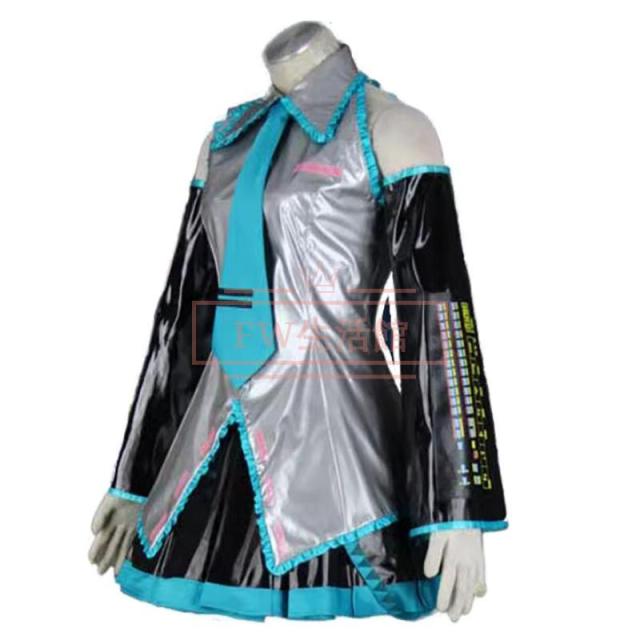 子供用大人用 VOCALOID ボーカロイドシリーズ 風 初音ミク コスプレ衣装ウィッグcos靴 変装 仮装 コスチューム 撮影 祭り_2
