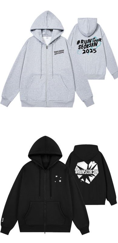 JIN RUNSEOKJIN 韓流グッズ スウェット パーカー 春秋 男女兼用 応援服 打歌服 ウェア ペアルック通気 吸汗