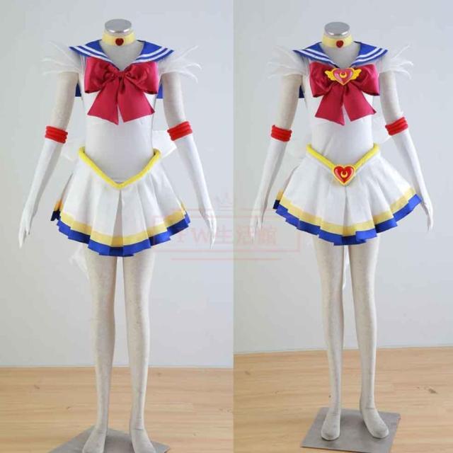 美少女戦士セーラームーン風 子供用大人用月野うさぎ セーラーコスプレ衣装ウィッグcos靴頭飾りコスチューム 仮装変装