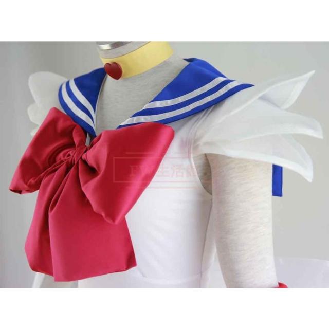 美少女戦士セーラームーン風 子供用大人用月野うさぎ セーラーコスプレ衣装ウィッグcos靴頭飾りコスチューム 仮装変装_3