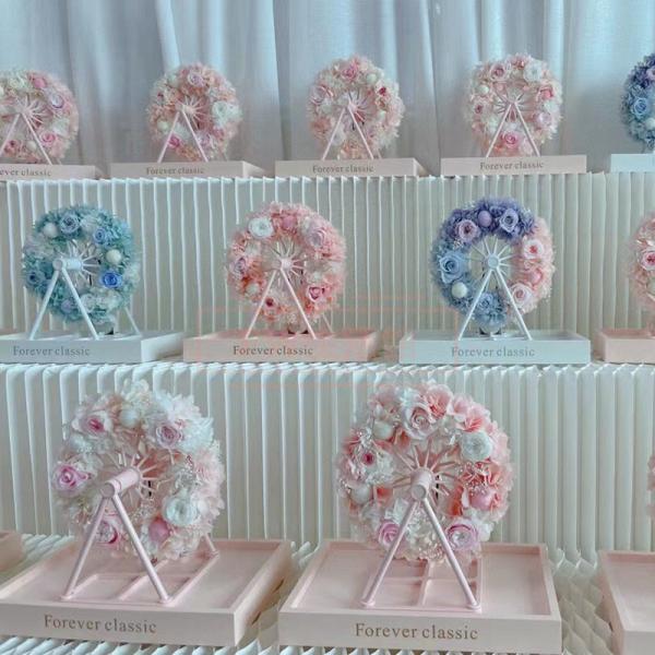 自動回転観覧車バラプリザーブドフラワー ギフトプリザーブドフラワー 入り付き ホワイトデイ バレンタイン クリスマスの通販は