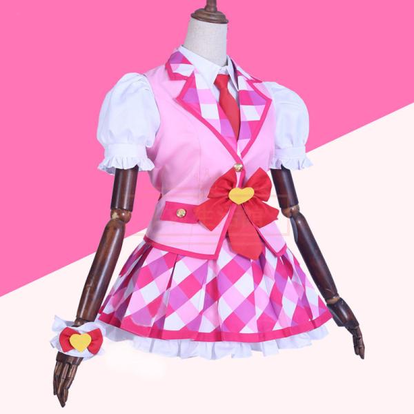 SHOESアイカツ! アイドルカツドウ！ 星宮 いちご コスプレ衣装 コスチューム イベント 変装 仮装_1