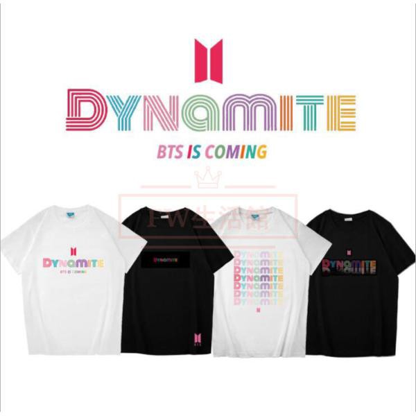 BTS(防弾少年団) Dynamite 韓流グッズ 半袖Tシャツ コート新入荷