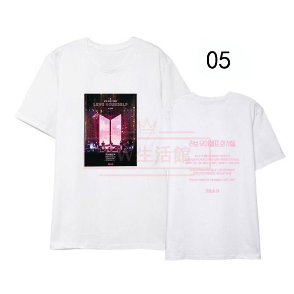BTS(防弾少年団) LOVE YOURSELF 韓流グッズ 半袖Tシャツ コート新入荷