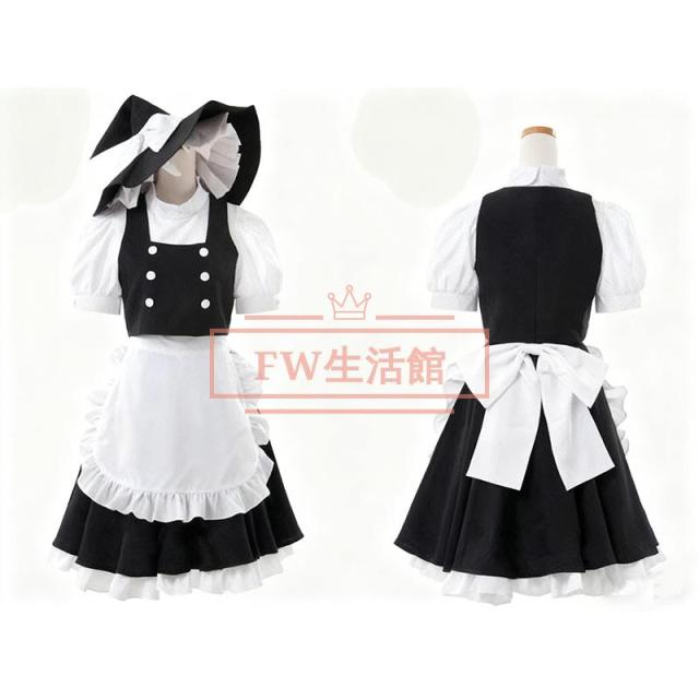 東方Project 風 霧雨 魔理沙 コスプレ衣装 コスチューム cosplayイベント演出服 アニメ変装仮装ハロウィン