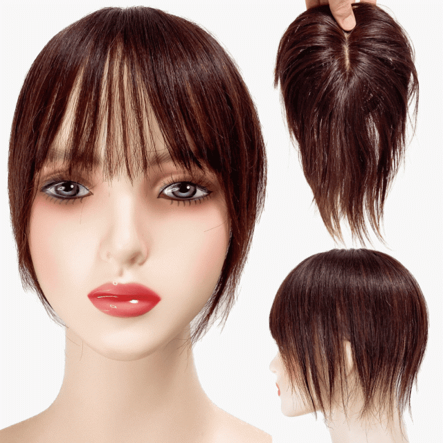 頭頂部用部分ウィッグ BT-02 Mサイズ 人毛100％ 総手植え ヘアピース トップ 薄毛 つむじカバー 前髪 分け目 白髪隠し メンズ ナチュラル  つけ毛 前髪 部分ウィッグ つむじ付き ヘアピース 医療用 女性用 頭頂部 人毛100 ウイッグ かつら カツラ 超リアル 人工皮膚 白髪