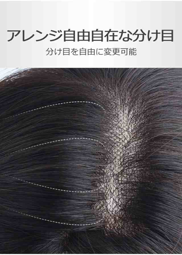 私元気 人毛 広範囲カバー 総手植え 部分ウィッグ【25cm】部分ウィッグ 人毛 ウィッグ かつら ポイントウィッグ 白髪かくし つけ毛  BHA1012-25の通販はau PAY マーケット - ヘアピース専門店-Luce brillare- | au PAY マーケット－通販サイト