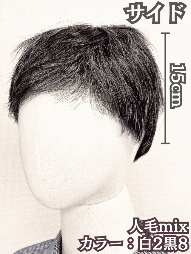 白髪ウィッグ 白髪かつら 医療用 フルウィッグ ヘアピース 全頭かつら 白髪 グレイヘア 高齢者 シニア ウィッグ ウルフ ボブ ショート 耐熱 レディース 人毛mix ウィッグ ミセス つむじ かつら シルバー 女装 自然 コスプレ ストレート Luce brillare ルスブリラーレ_4
